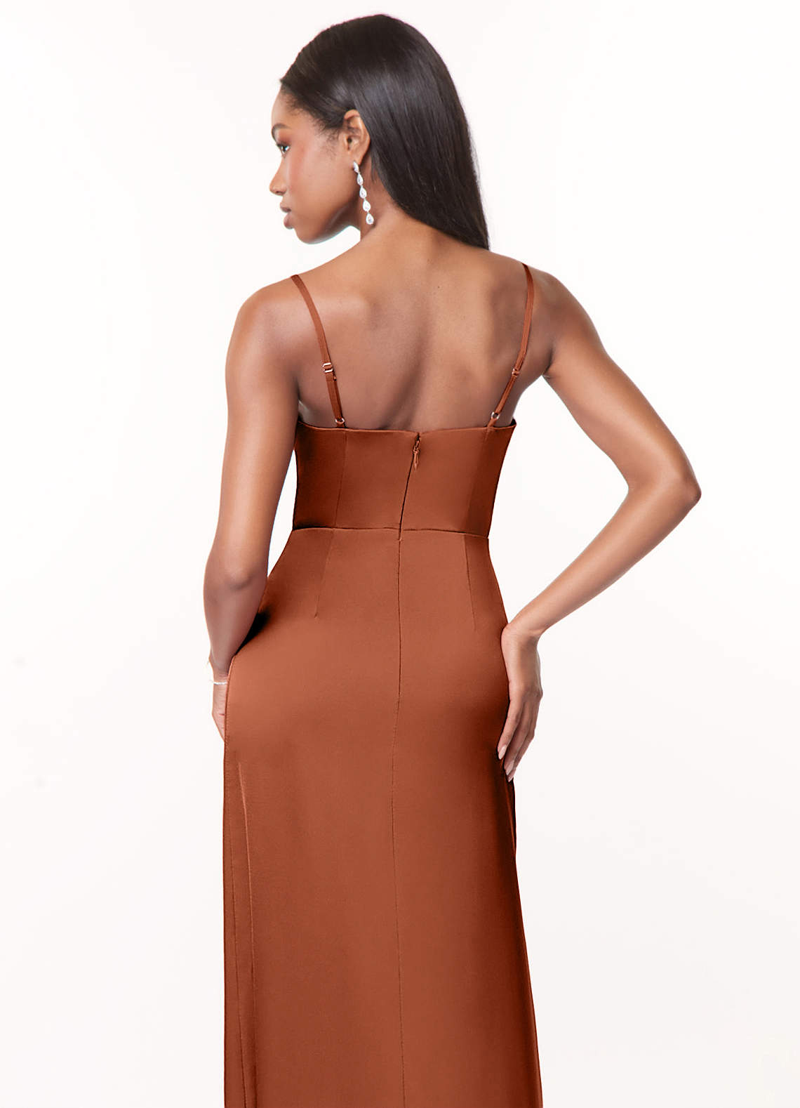 Maci Stretch Satin Dress-AZ4755539