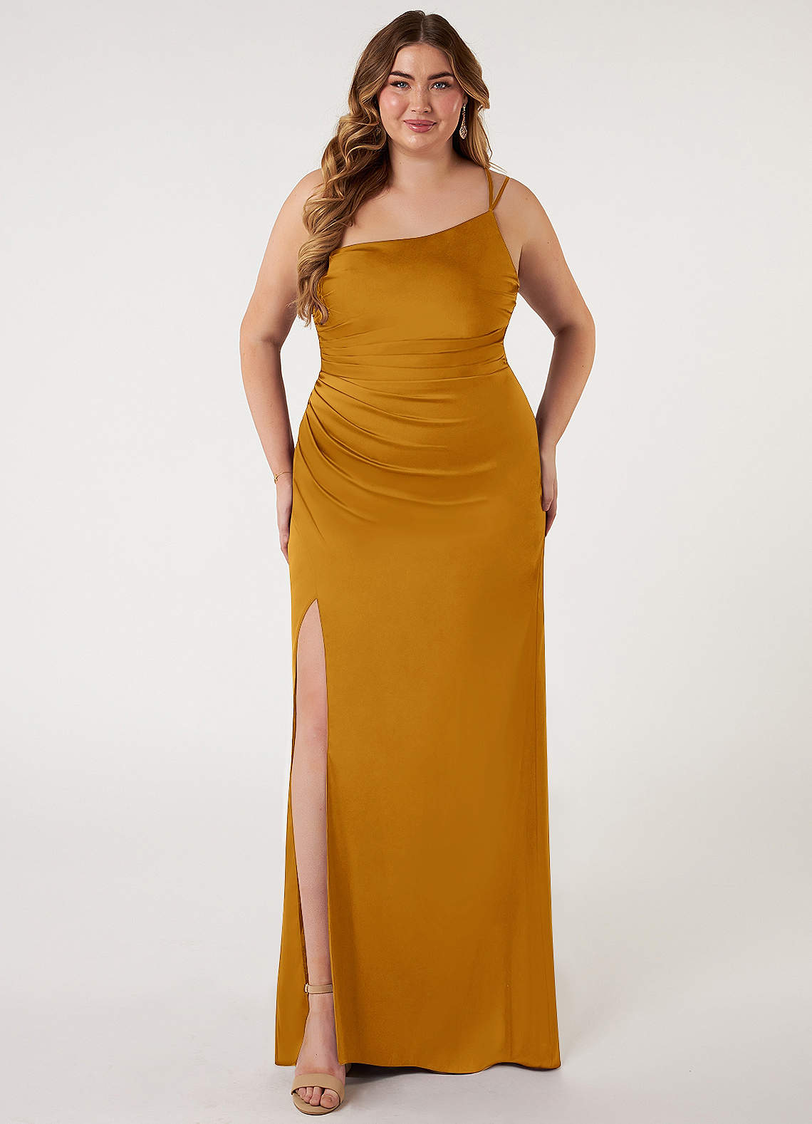 Eren Stretch Satin Dress-AZ4648906