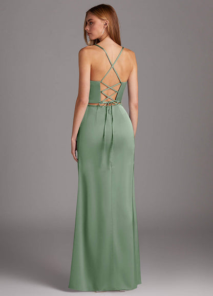 Brookelle Stretch Satin Dress-AZ20049584