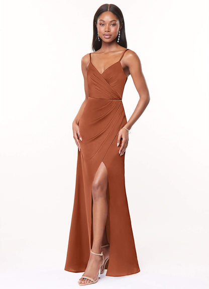 Maci Stretch Satin Dress-AZ4755539