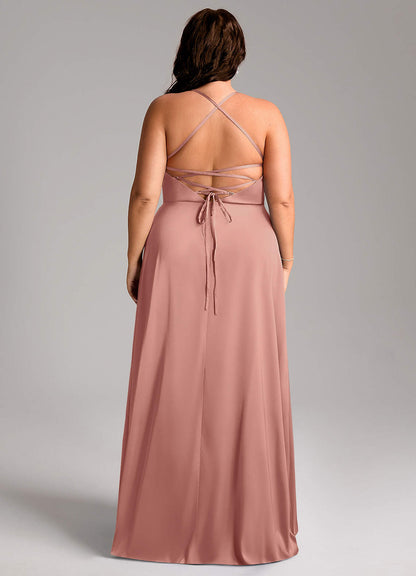 Mei Stretch Satin Dress-AZ10235782