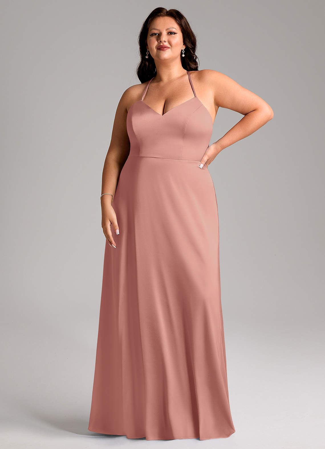 Mei Stretch Satin Dress-AZ10235782